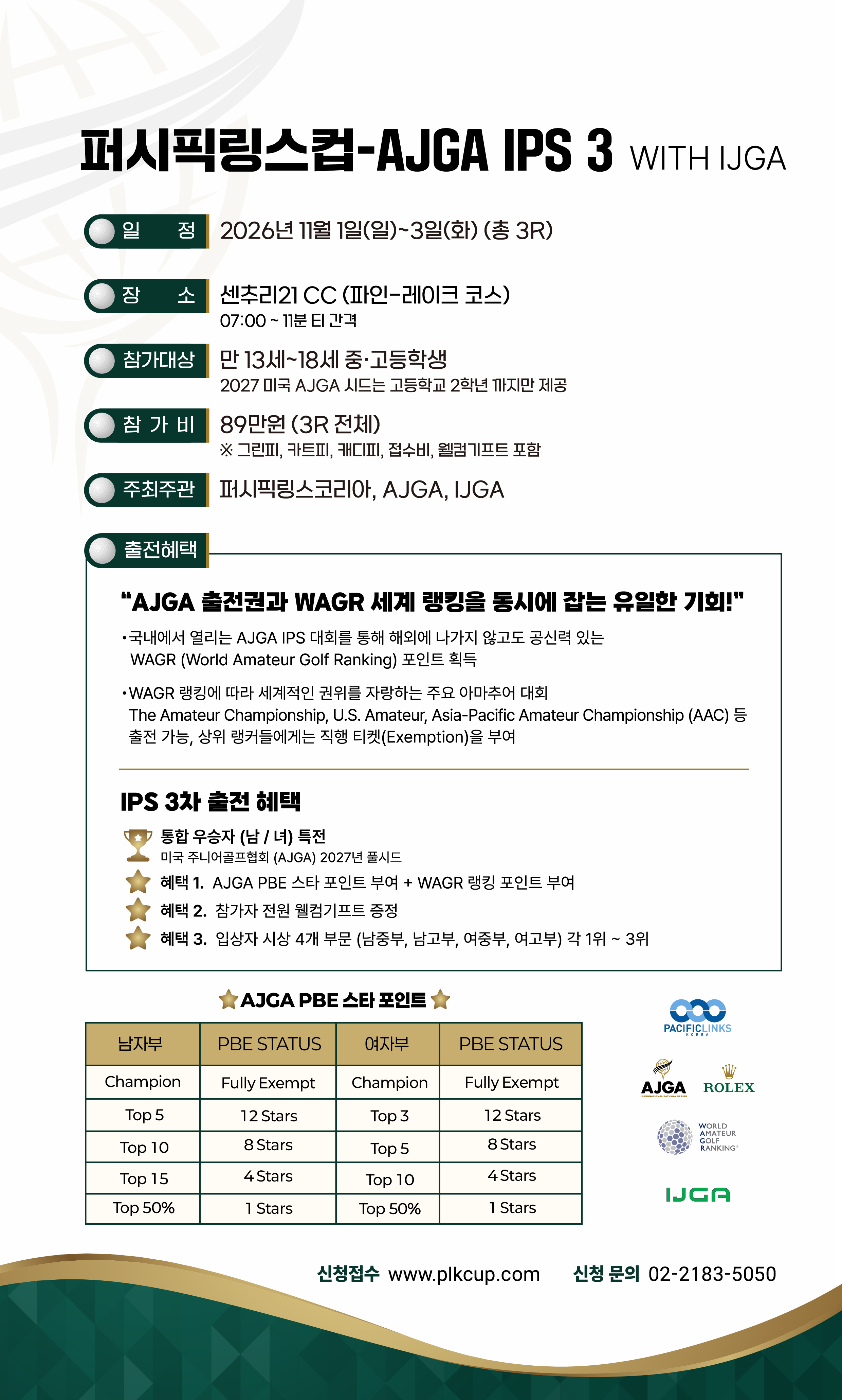 퍼시픽링스컵-AJGA IPS 3 WITH IJGA
